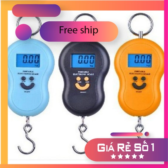 Cân Điện Tử Mini Cầm Tay Mặt Cười - Tiện Dụng (10G - 50Kg)
