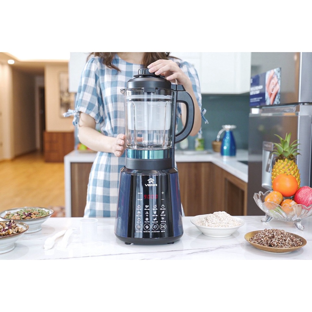 Máy làm sữa hạt, máy xay nấu đa năng Vera 13, CREEN BA-138 chức năng dung tích 1,75L - Bảo hành chính hãng 12 tháng