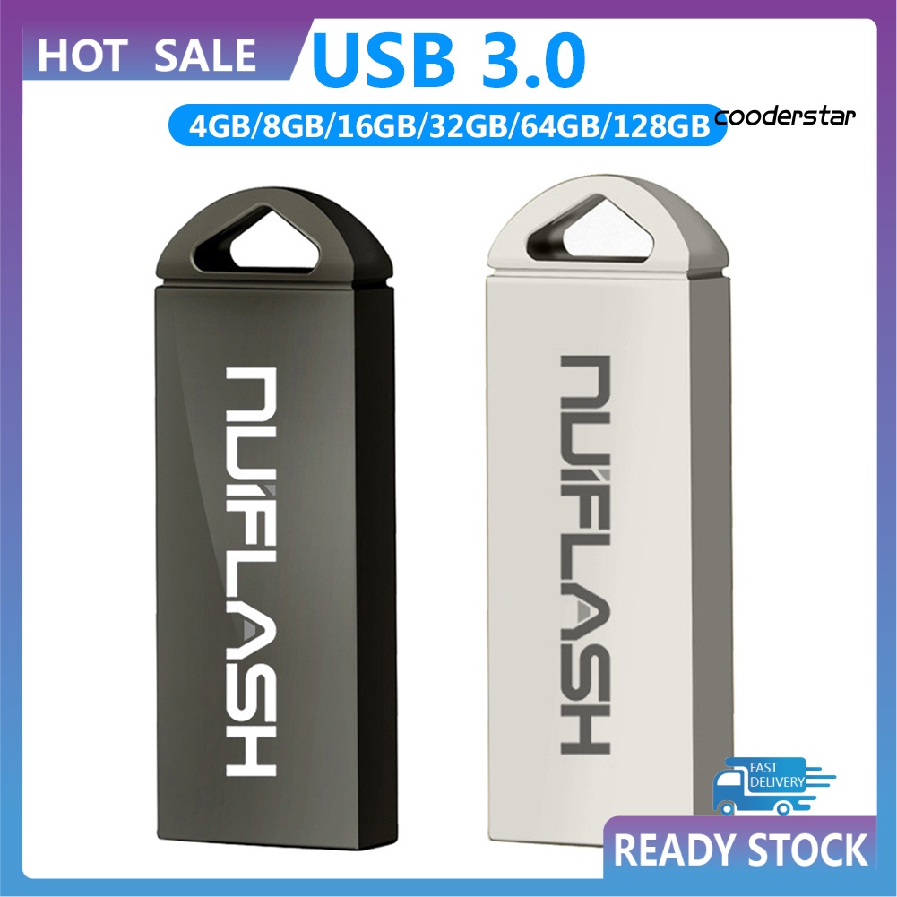 COOD-st Nuiflash 4-128GB Metal Portable Mini USB 3.0 Flash Drive Storage U Disk for PC