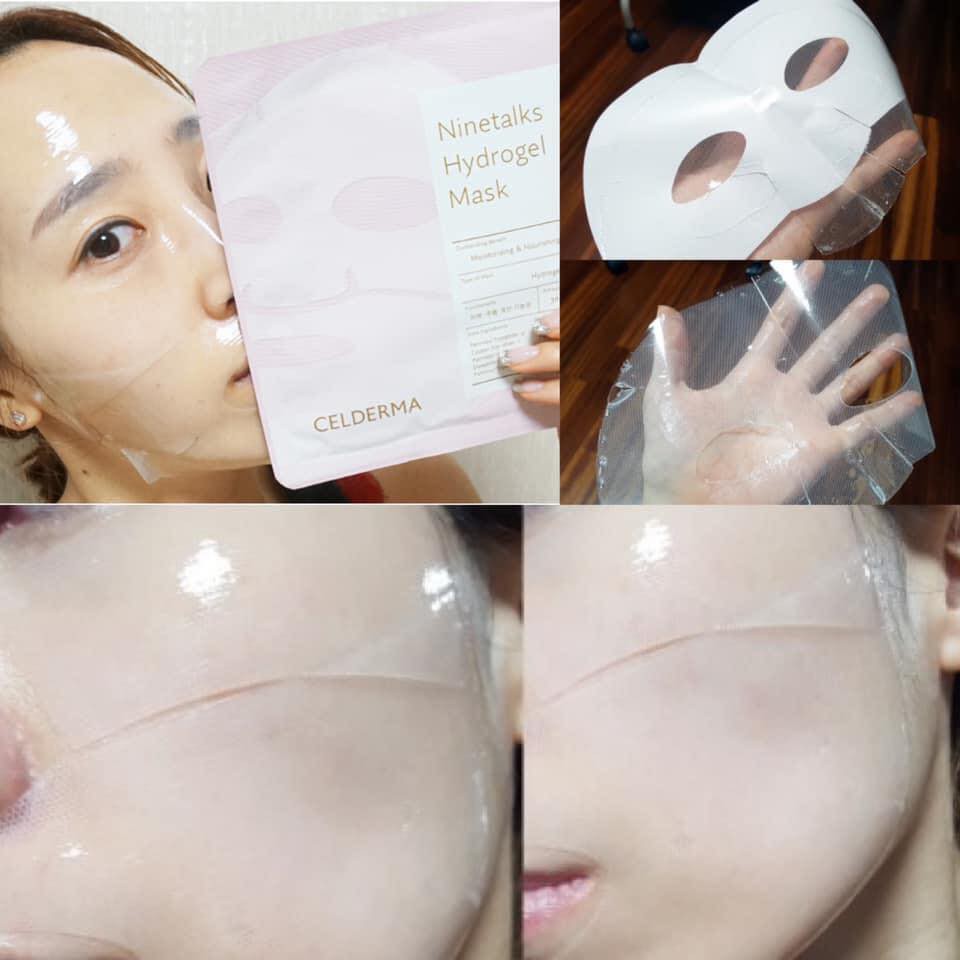 Mặt nạ Celderma Ninetalks Hydrogel Mask