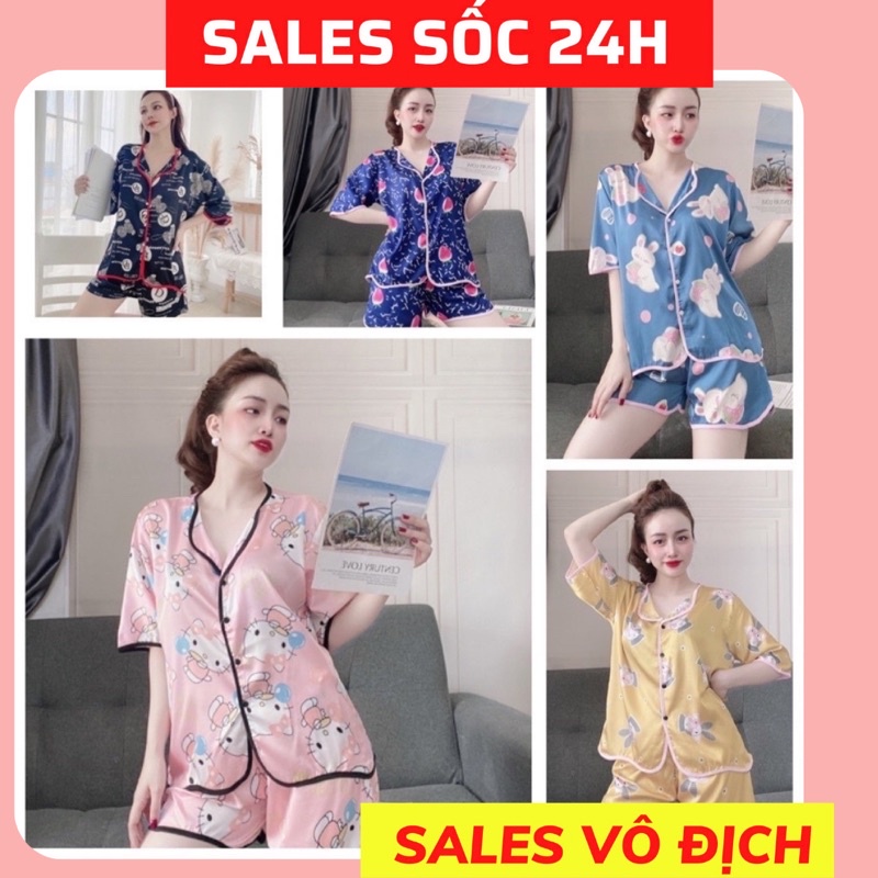 [Mã FATHANG5 giảm 10K đơn 50K] Đồ Ngủ đùi cổ gợn sóng Pizama Bigsize 55-100kg D07 mặc cực Xinh ở Nhà chất latin Cao Cấp