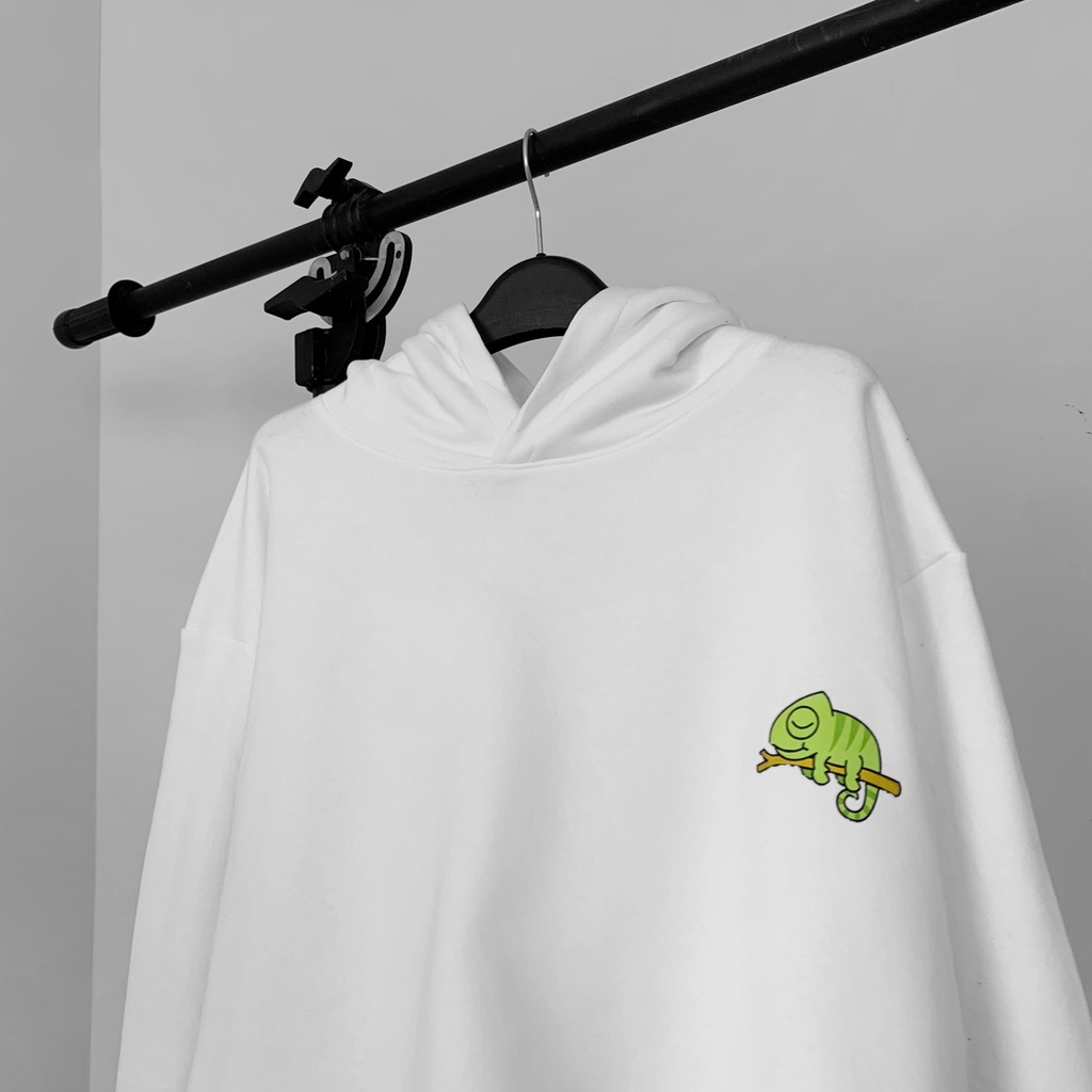 Áo Hoodie JL Oversize Gecko, JACKLANE, Áo nỉ chui đầu unisex Jack Lane