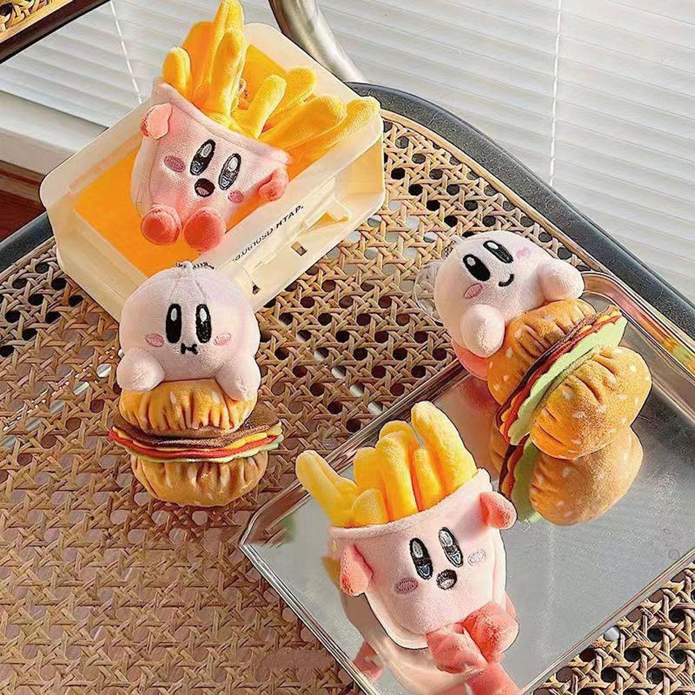 LANFY Móc Khóa Hình Ngôi Sao Kirby Kirby Nhồi Bông Dễ Thương