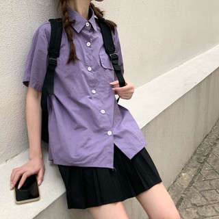Áo sơ mi kakt tim phom to unisex cực ngầu