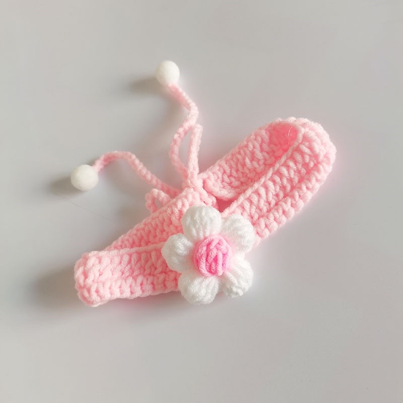 Yếm len bôn hoa cho chó mèo