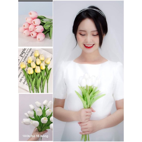 Hoa cầm tay cô dâu, chụp ảnh cô dâu