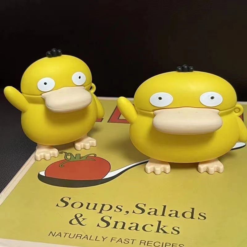 Vỏ Bảo Vệ Hộp Sạc Tai Nghe bluetooth Không Dây Baseus Bowie M2 Bằng Silicon Mềm Hình Vịt 3D Dễ Thương