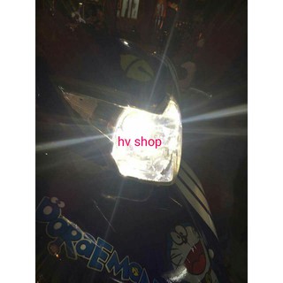 Đèn led xe máy CHân h4 Cos pha (sáng trắng)