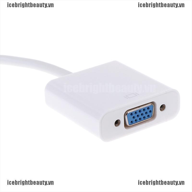 Ice 1pcs Hdmi To Vga Converter Adapter Hd 1080p White | BigBuy360 - bigbuy360.vn