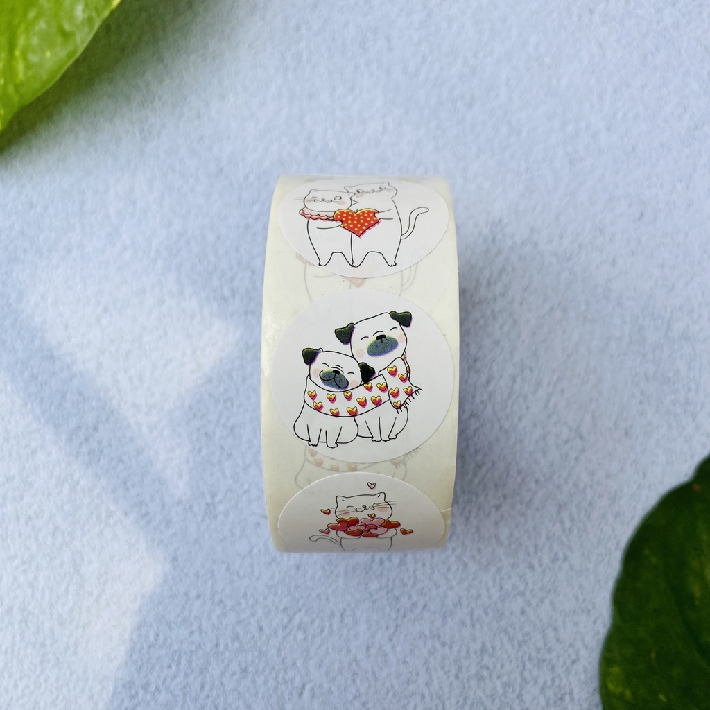 20- 500 nhãn dán Sticker cảm ơn dành cho shop bán hàng, size 2.5cm. nhiều mẫu. Hàng mới về tháng 12