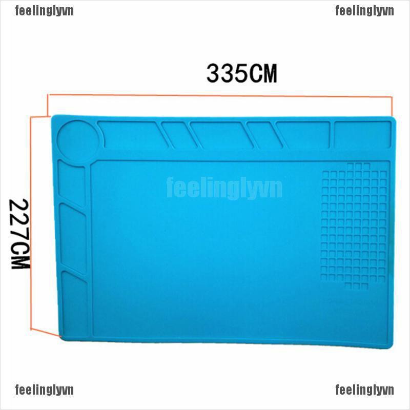 ❤TOP❤ Tấm đệm silicon cách nhiệt hỗ trợ hàn điện tiện lợi YO