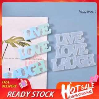 Qtryp_live love laugh letter design diy room hanging doorplate decor - ảnh sản phẩm 1