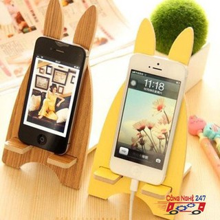 ✿ Giá Đỡ Điện Thoại Gỗ - Tai Thỏ rẻ -dmtt