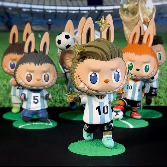 Đồ trang trí Búp Bê POPMART Labubu Argentina Đội Tuyển Bóng Đá