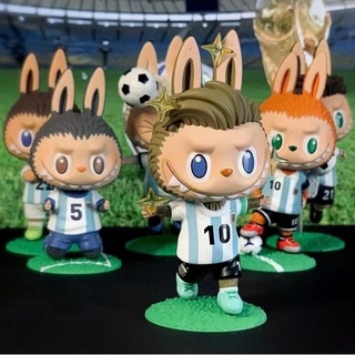 Đồ trang trí búp bê popmart labubu argentina đội tuyển bóng đá