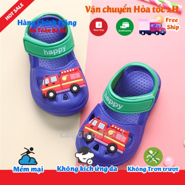 Dép quai hậu bé trai bé gái xăng đan cao cấp dễ sử dụng dễ điều chỉnh kich thước quai - mã K27