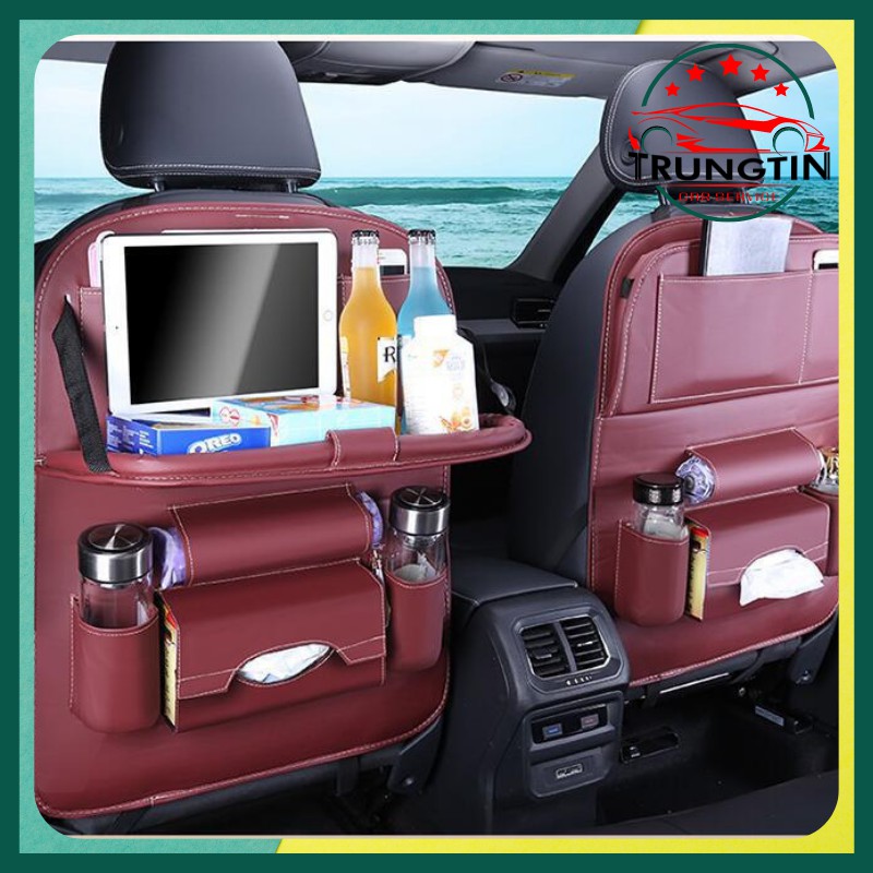 Túi đựng đồ để đồ  sau ghế xe ô tô xe hơi  chất liệu da cao cấp