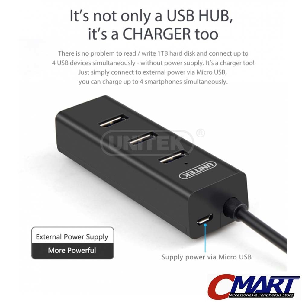 Bộ Chia 4 Cổng Usb 3.0 - Y-3089 Hiệu Unitek