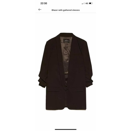 ÁO BLAZER ZARA AUTH (ĐEN)