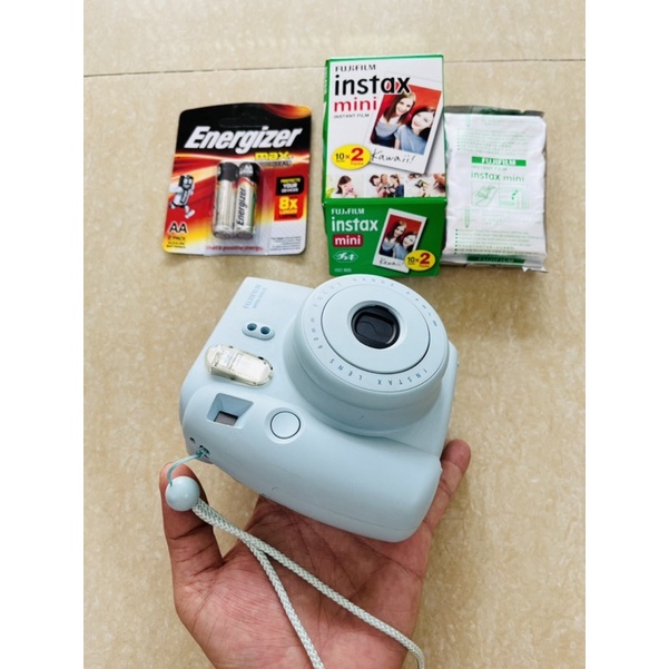 Máy chụp ảnh lấy liền Fujifilm Instax Mini 8 tặng kèm pin và 1 hộp film 10 tấm date 2023