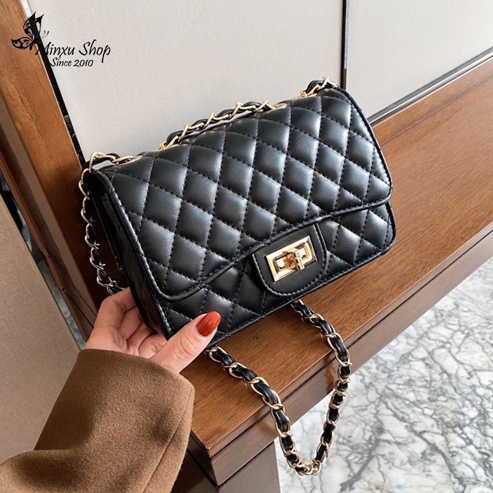 Túi Xách Đeo Chéo Nữ, Túi Hộp Cao Cấp Đi Chơi, Đi Tiệc Sang Choảnh Chất Liệu Da PU TD10