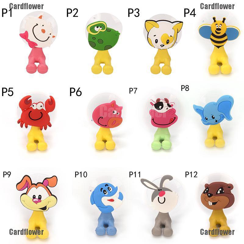 Giá Để Bàn Chải Đánh Răng Hít Tường Hình Hoạt Hình