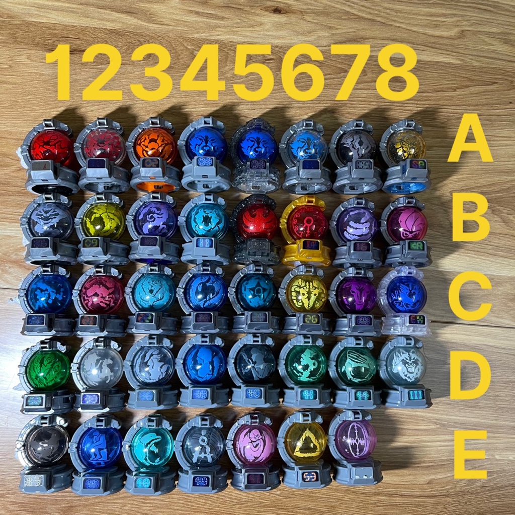 Chiến đội Kyuranger - Tổng hợp DX/Candy/Gashapon Kyutama - Uchuu Sentai Kyuranger Bandai