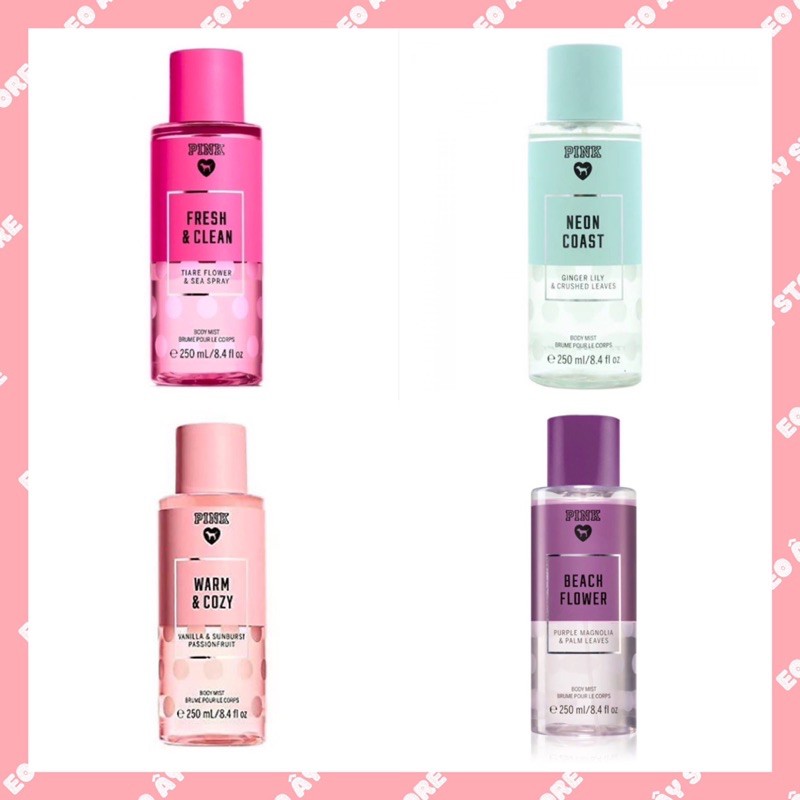 BODY MIST NƯỚC HOA VIC DÒNG PINK MỚI