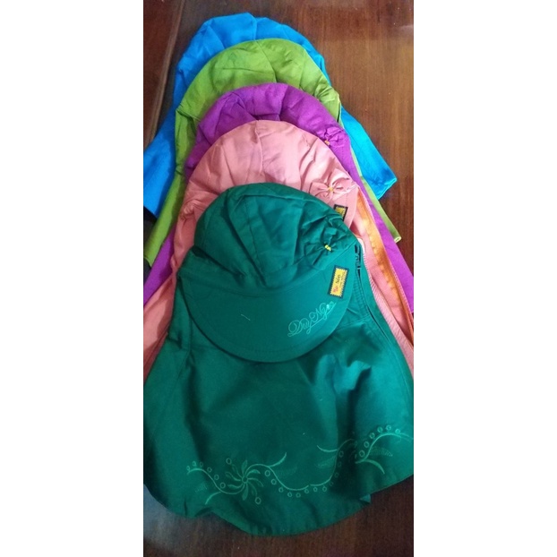 Khẩu trang nón bí, vải lanh, dây kéo