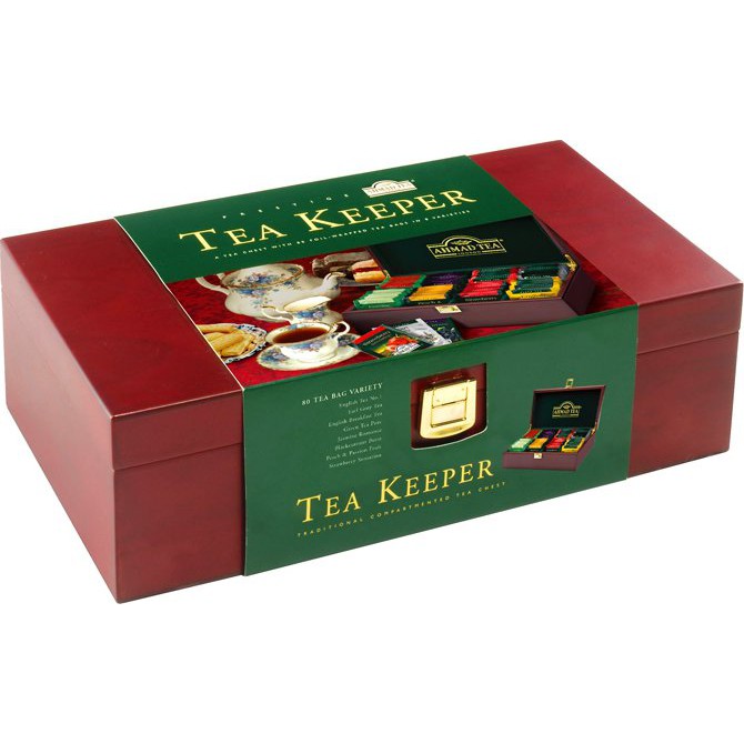 Tea Keeper - Trà Ahmad hảo hạng - Quà tặng tuyệt vời từ thiên nhiên (túi lọc có bao thiếc - 80 túi/hộp)