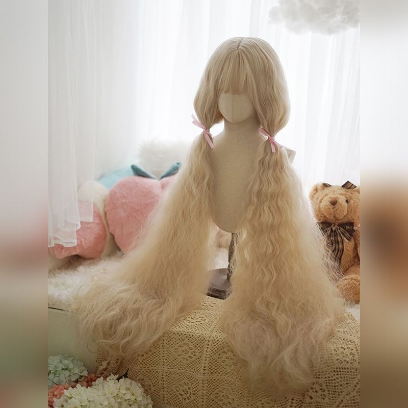Tóc giả wig lolita Ochanomizu 120cm gợn sóng cổ tích 5 màu