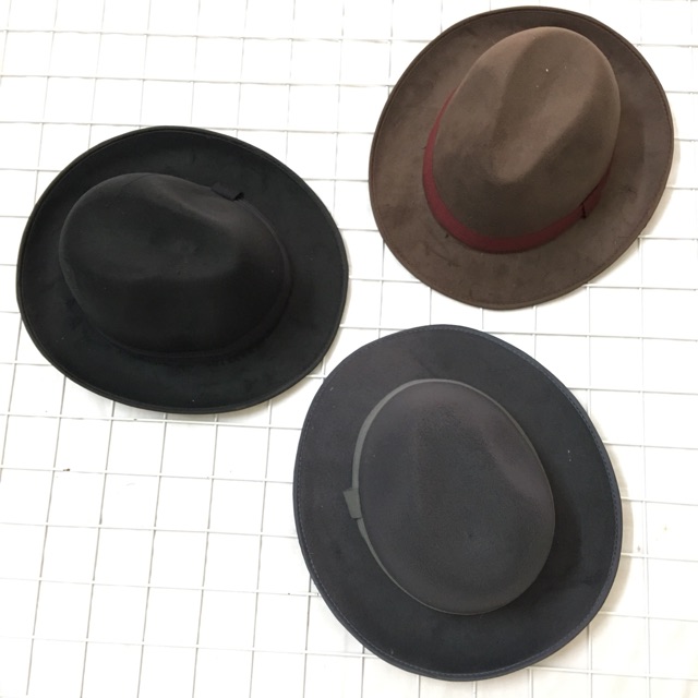 Mũ Fedora unisex vành 6cm (ảnh thật)