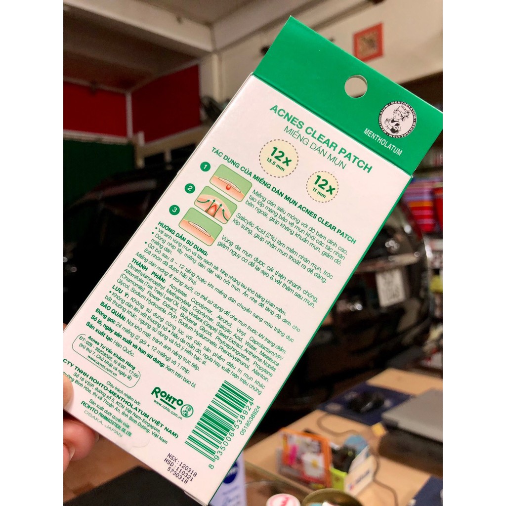 Miếng dán mụn Acnes 24 miếng (có 1 nhíp nhựa bên trong) | BigBuy360 - bigbuy360.vn