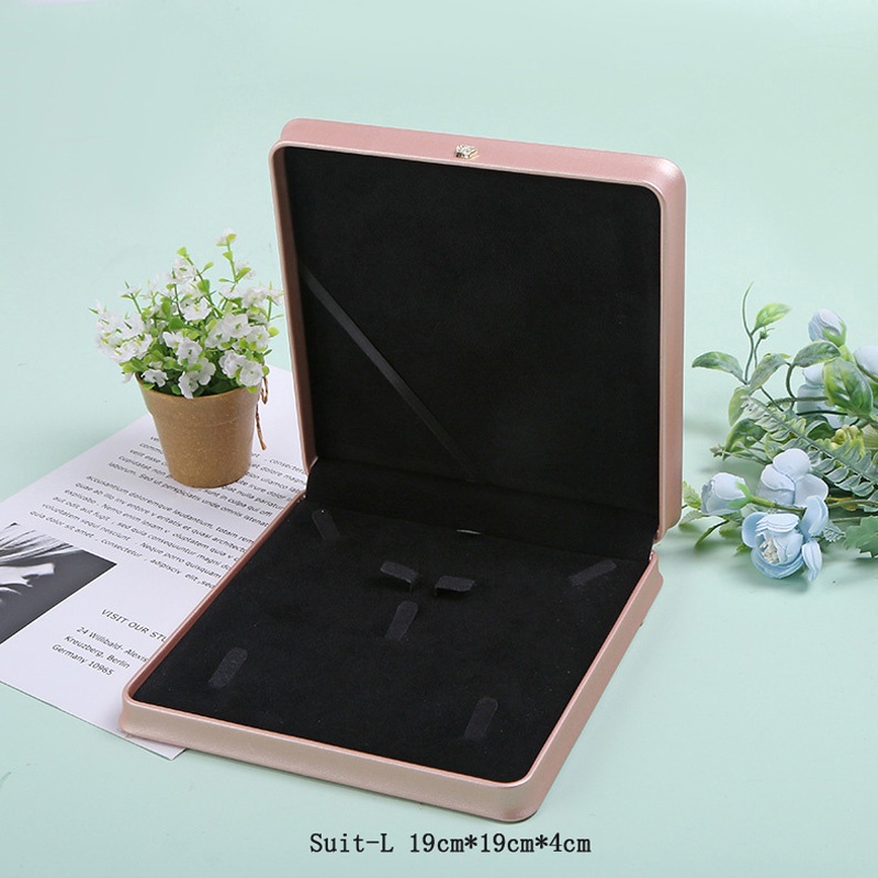 Trang trí vương miện Hộp trang sức bằng da cao cấp Hộp nhẫn