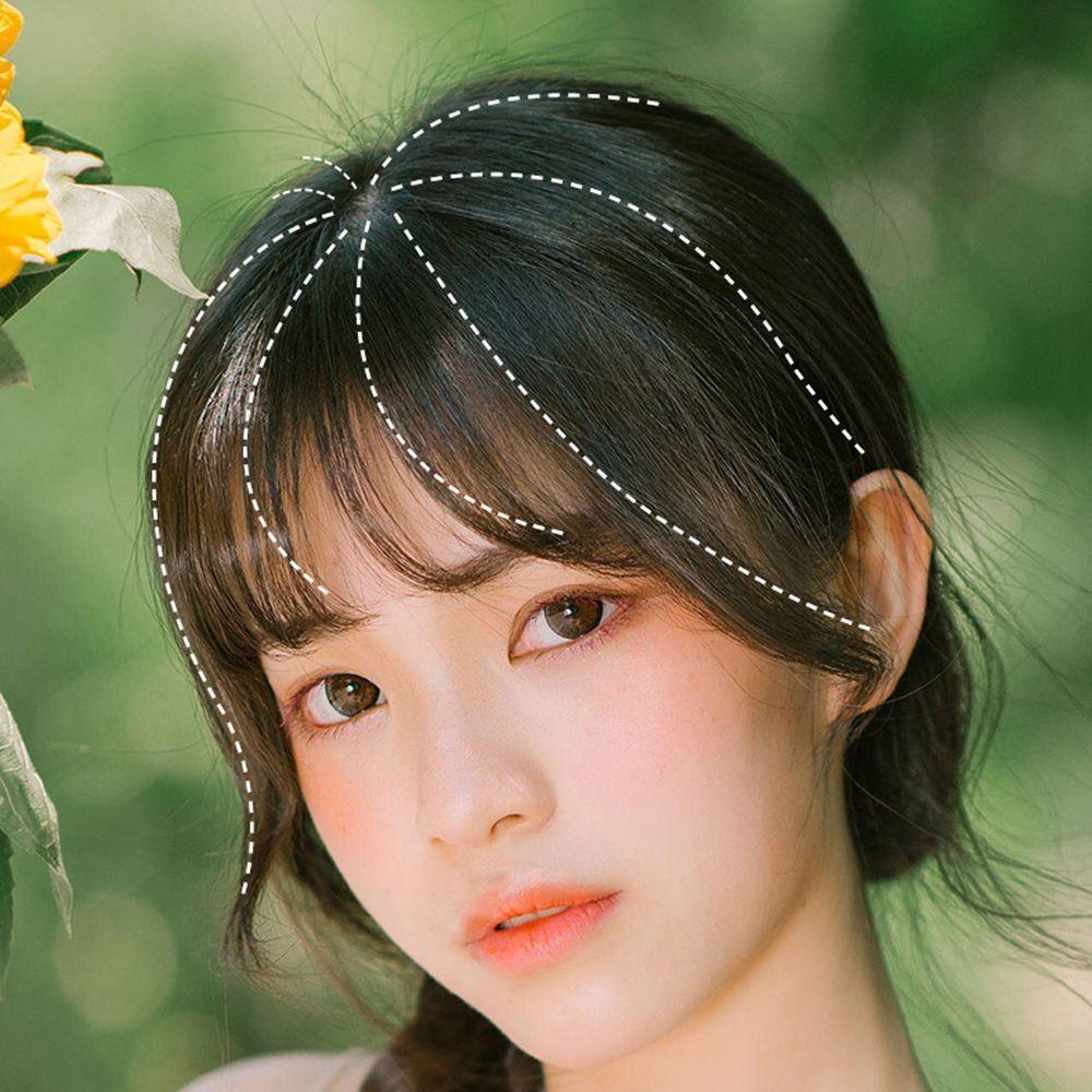 ORIENTLII Kẹp Tóc Mái 3D Vô Hình Không Đường May Cho Nữ