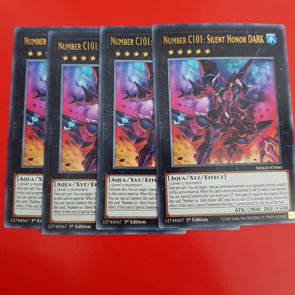 Lá bài Number C101: Silent Honor DARK - MAGO-EN061 - Rare 1st Edition
