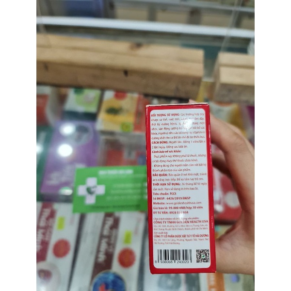 [CHÍNH HÃNG] 10B GOLD MAX - Tăng sức đề kháng, bồi bổ cơ thể