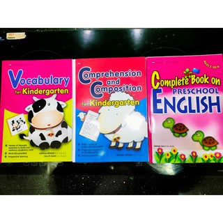 Bộ 3c - Vocabulary for Kindergarten,Complete Book on Preschool English,Kinder garten comprehension