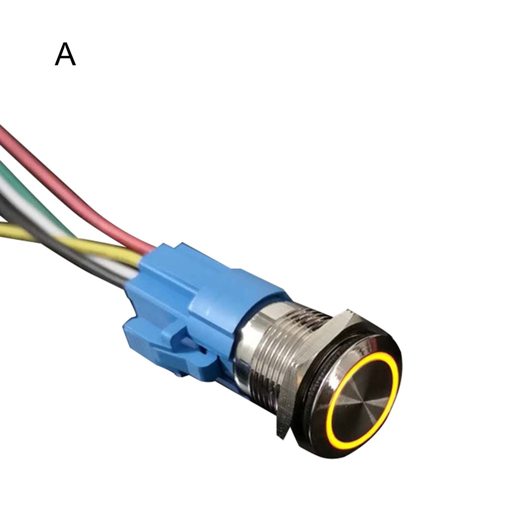 Công Tắc Đèn Led Tự Khoá Chống Nước 16mm Chất Lượng Cao