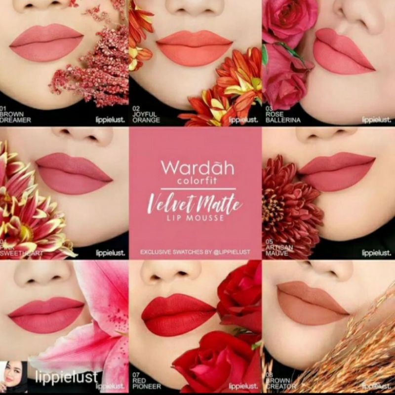 (Hàng Mới Về) Son Lì Wardah Colorfit Mịn Mượt Như Nhung 14 Màu Sắc Lựa Chọn | BigBuy360 - bigbuy360.vn