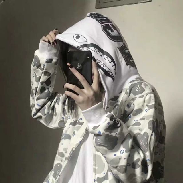 (order)Áo khoác Bape thời trang fullsize cực hot kèm hình thật