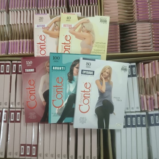 Quần tất da chân  &  den CONTEN active