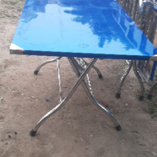 Bàn inox (80×130×74). Mới 100%.