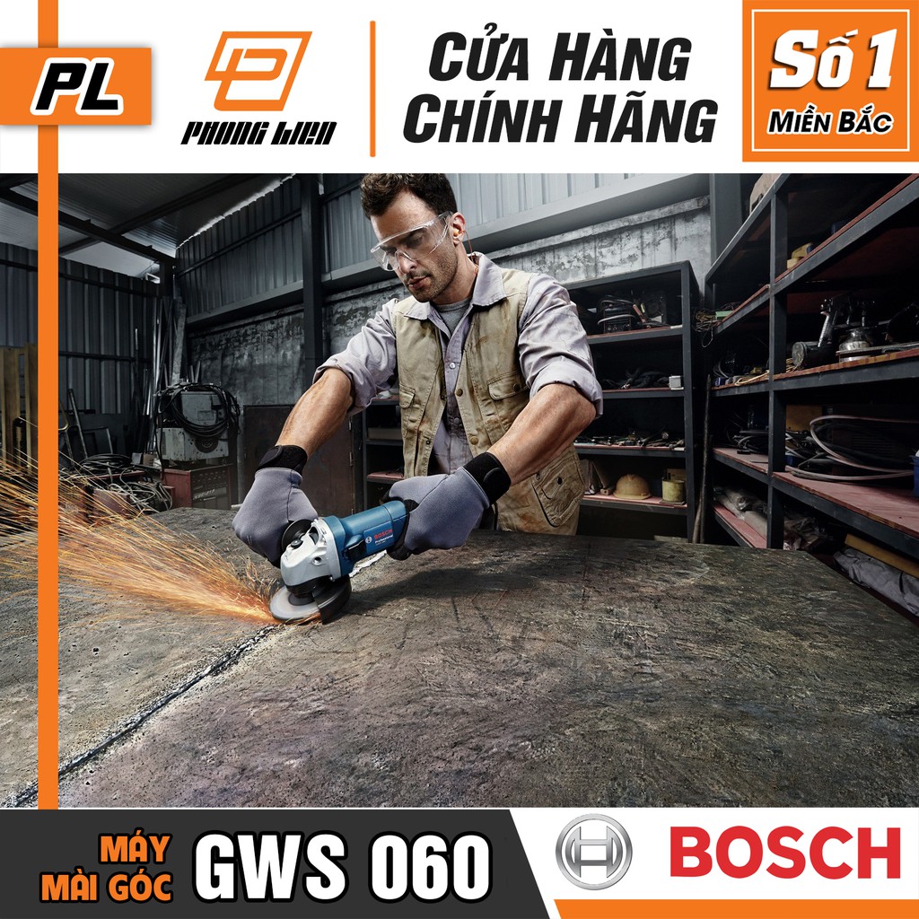 Máy Mài Góc Bosch GWS 060 (670W) - Hàng Chính Hãng