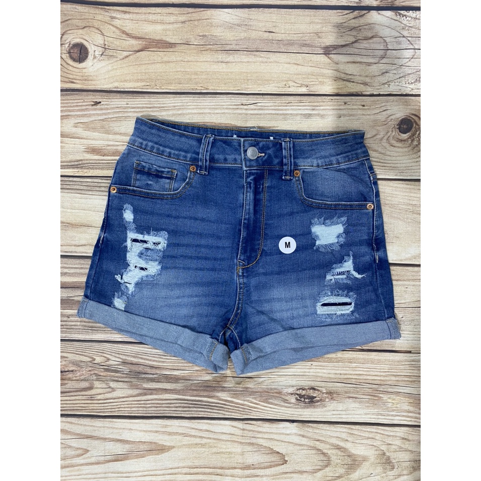 Quần Short Mài Rách WAX JEAN Chất Đẹp, Thời Trang, Chuẩn Xịn- Hàng VNXK )