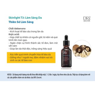Serum sáng da DR’s Secret Skinlight T3