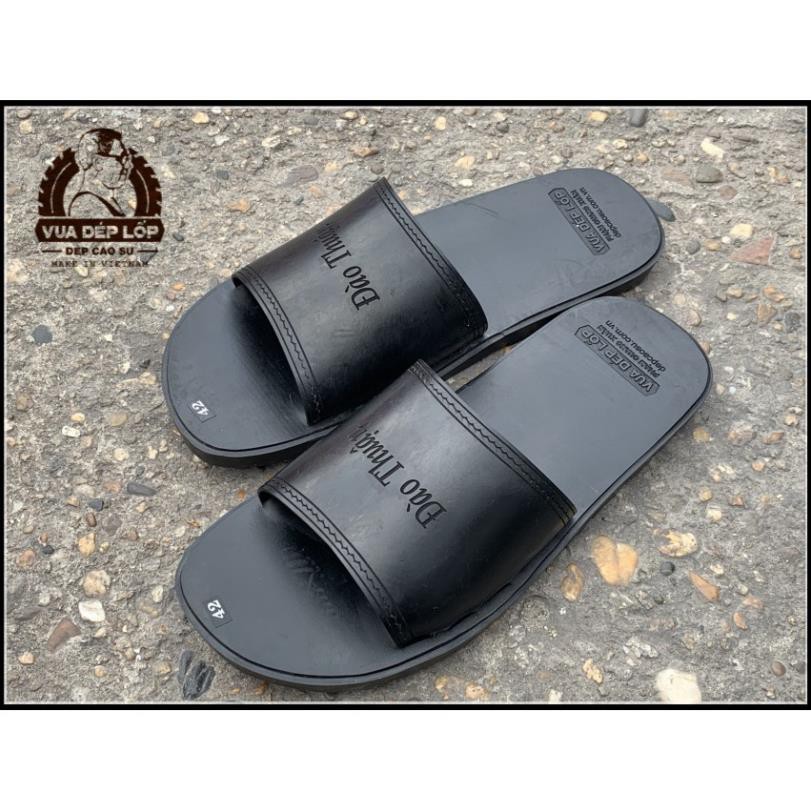 Dép cao su 1 quai ngang máy bay- 2 màu VUA DÉP LỐP