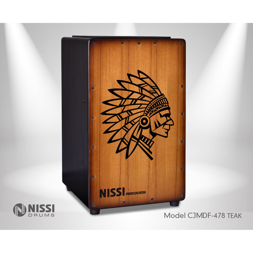 TRỐNG CAJON NISSI CJMDF-478 TEAK Thổ Dân