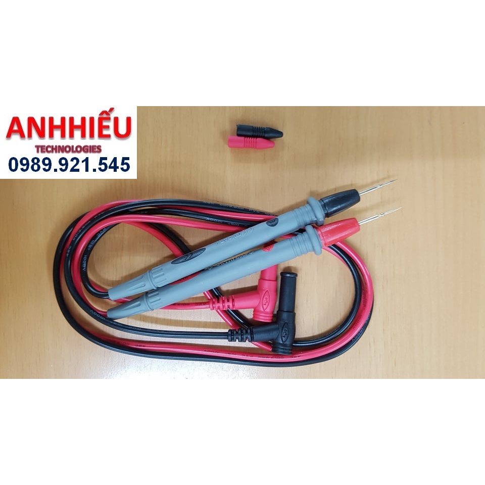 Dây Đo Điện Đồng Hồ Vạn Năng 1000V 20A Loại 1 Đầu Kim Nhọn Dùng cho Fluke 101, 15b,17b, 303, 302, 305