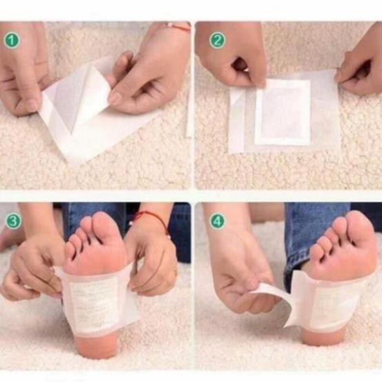 Miếng dán thải độc chân To Plan Natural Foot Sheet Nhật 30 miếng